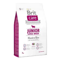 Cухий корм Brit Care Junior Large Breed Lamb & Rice 3 кг для цуценят великих порід (вагою від 25 кг)