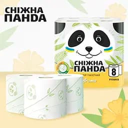 Двошаровий туалетний папір Сніжна Панда Арома, 8 рулонів - мініатюра 2