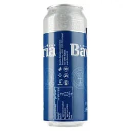 Пиво Bavaria, світле, фільтроване, 5%, з/б, 0,5 л - мініатюра 2