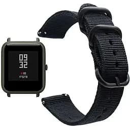 Нейлоновый ремешок Primo Traveller для часов Xiaomi Huami Amazfit Bip/Amazfit GTS Black