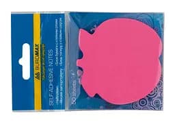 Блок для приміток Яблуко, 50 аркушів, неон (В асортименті)