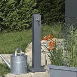 Садова колонка Prosperplast Poller з краном для підключення до системи водопостачання антрацит - мініатюра 4