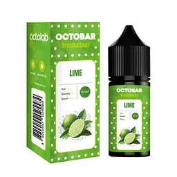 Набор компонентов для самозамеса солевой заправки Octobar Fresh & Sour 30 мл Lime Лайм, 0-65 мг (17886)