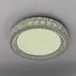Стильна стельова LED-люстра для вітальні Linisoln 3218-500 CH хром 140 Вт до 18 м2 - мініатюра 4