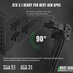Блок живлення GameMax GS 850G V25 850W SFX 80+ Gold (GS 850G V25) - мініатюра 9
