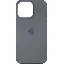 Чехол накладка Silicone Case Full with Magsafe для Apple iPhone 15- Clay