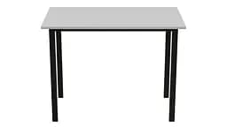 Стіл універсальний Knap Ferrum-decor 750x1200x600 Чорний метал ДСП Білий 16 мм (FRD-106346) - мініатюра 6