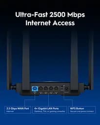 Маршрутизатор Cudy WR3600H BE3600 2.5G Wi-Fi 7 Router - мініатюра 5