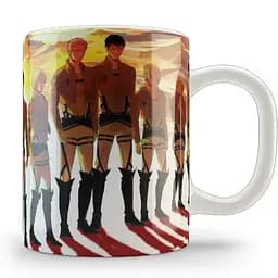 Кухоль GeekLand Атака Титанів Attack on Titan всі разом AT.02.021 330 мл білий