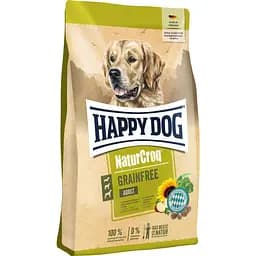 Сухий корм для дорослих собак Happy Dog Naturcroq Grainfree беззерновий з птицею та лососем 4 кг