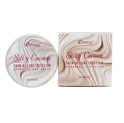 Гидрогелевые патчи под глаза Протеины шелкопряда Silky Cocoon Hydrogel Eye Patch Esthetic House 60 шт