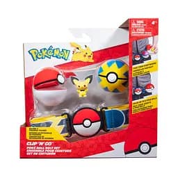Ігровий набір POKEMON W15 — пояс із покеболами Пічу (пояс, 2 покеболи, ігрова фігурка) (PKW3643)