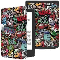 Обложка чехол Primolux Slim Graffiti для электронной книги PocketBook 629 Verse / PocketBook 634 Verse Pro