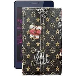 Чохол StatusCASE з екошкіри для планшету Nomi Corsa 4 Pro C070044 Луі-Вітон-коричневий