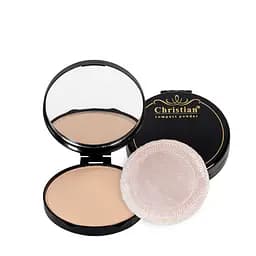 Пудра для лица Christian Compat Powder Black DM-406 №04 Медово-бежевый