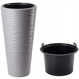 Горщик для квітів Form-Plastic Sahara slim-35 43.7 л сірий (2790-055)