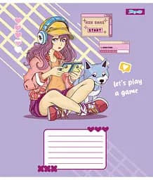 Набір зошитів 1 Вересня Anime girl А5 в лінійку 12 аркушів 25 шт. (767215) - мініатюра 4