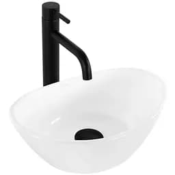 Умивальник Rea Kate 36 white накладний REA-U6803, Білий