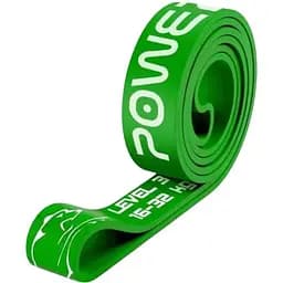 Еспандер-петля PowerPlay 4115 Power Band (гумка для фітнесу і кроссфіту) Зелена (16-32kg) (PP_4115_Green_(16-32kg))