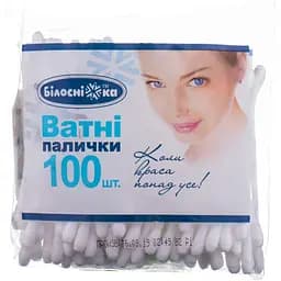 Ватные палочки Білосніжка 100 шт.