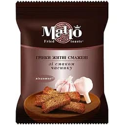 Грінки Мачо житні смажені зі смаком часнику 65 г (780766)