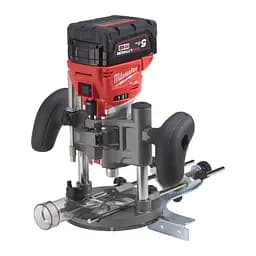 Фрезер кромкувальний акумуляторний MILWAUKEE, M18 FTR8-0X, цанга 6/8мм (насадки для видалення пилу 2шт, накладка 146мм, цанга 1х6 - мініатюра 2
