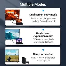 Кабель HDMI M - M, 10.0м, Vention, V2.0, 4K 60Гц, PVC Flat Design, Black - мініатюра 7