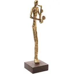 Статуетка Amadeus музиканта із саксофоном металева 39 см (161719)