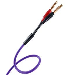 Акустичний кабель 1,5mm2 Banana plugs Melodika MDSC-1520 Purple Speaker cable 2m