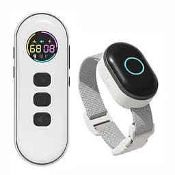 Електронний нашийник для середніх собак дресирувальний з трьома видами впливу DOBE DB900S, білий (101090)