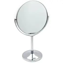 Дзеркальце кругле настільне метал 25х16х10 см (Арт.24976)