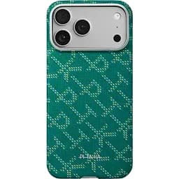 Чохол Pitaka Ultra-Slim Monogram для Apple iPhone 17 Pro Gold/Green (KI1701PTK) [157996]