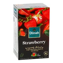 Чай чорний Dilmah Полуниця 30 г (20 шт. х 1.5 г) (718984) - мініатюра 2
