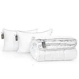 Набор MirSon бамбуковый №9529 Royal Pearl Hand Made Bamboo зима одеяло 200х220 см + 2 подушки белый (2200010805697)