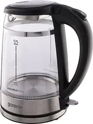 Електрочайник Gorenje 1.7 л 2 200 Вт strix контроль скло чорний kuh0015309 - мініатюра 4