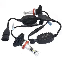 Комплект світлодіодних ламп Guarand 7S H11 (H8, H9) ZES 5000k 6000Lm 12-24v - мініатюра 2