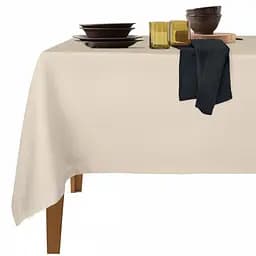 Набір скатертина з серветками Cosas Beige & Panther 140х180 см (Set_ClBeige_35SerBlack)