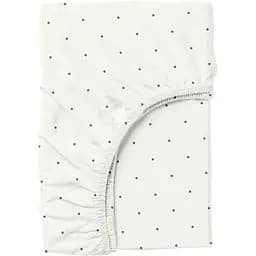Простирадло Cosas на резинці 90х200 mini dots cs3, білий (DotsGreyMilk_90x200x20)