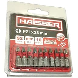 Біта Haisser PZ1x25 мм 10 шт. (81374)