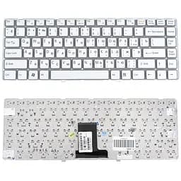 Клавіатура для ноутбука SONY (VPC-EA series) rus, white, без фрейма - мініатюра 2