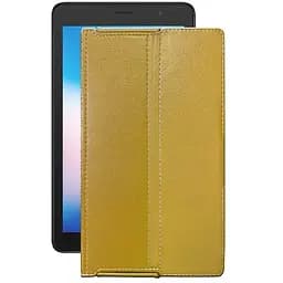 Чохол StatusCASE з екошкіри для планшету Alcatel 1T 7 4G Золотий