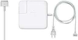 Зарядний пристрій для макбука, 85W, MagSafe 2 (T-tip), білий блок живлення, зарядний пристрій для ноутбука з подовженим мережним кабелем + магнітний кабель, швидка зарядка, адаптер живлення Apple MacBook (MD506) (ARM47617)