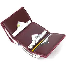 Жіноче шкіряне портмоне Grande Pelle 8х10х1.5 см acs0018764 - мініатюра 4