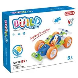 Машинка розбірна на болтах BuildandPlay "Спорткар" HANYE J-7707, 57 елементів