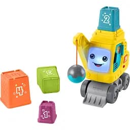 Машинка Fisher-Price Рахуй та складай Веселий кран (HRP32​) - мініатюра 2