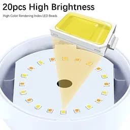 Настільний сенсорний LED світильник 3 colour light MZ-L2701 Pink - мініатюра 8