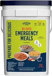 Аварійний раціон харчування на 45 днів з великим терміном придатності 25 років Augason farms, 281 порцій (101230)