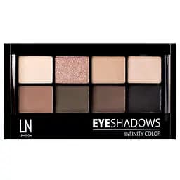Набір тіней для повік LN Professional Infinity Color, відтінок 01, 12 г