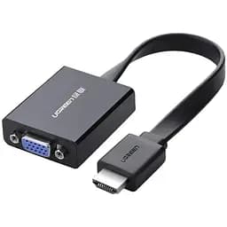 Адаптер Ugreen мм103 HDMI to VGA Converter 25 см чорний (40248)