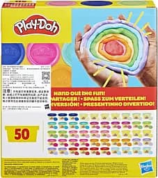 Набір маси для ліплення Hasbro Play-Doh Райдужні сюрпризи 50 баночок (G1761) - мініатюра 2